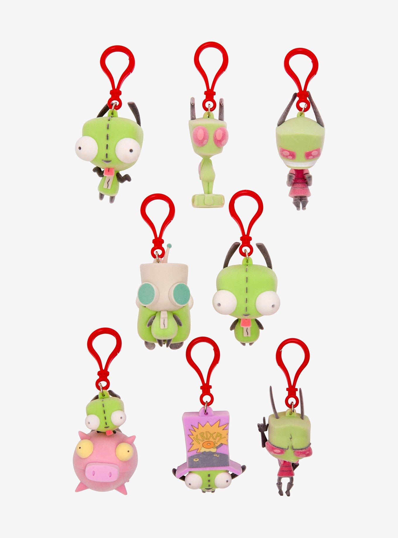 Invader Zim Blind Bag Flocked Figural Bag Clip, , hi-res