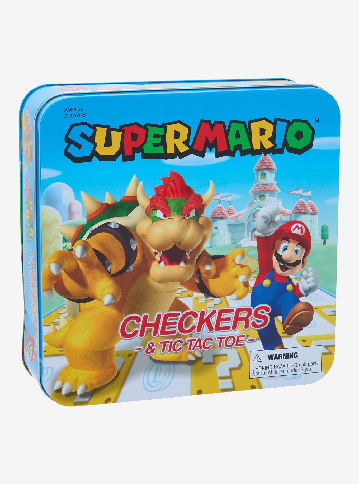 Super Mario Bros. Checkers & Tic Tac Toe Game Set, , hi-res