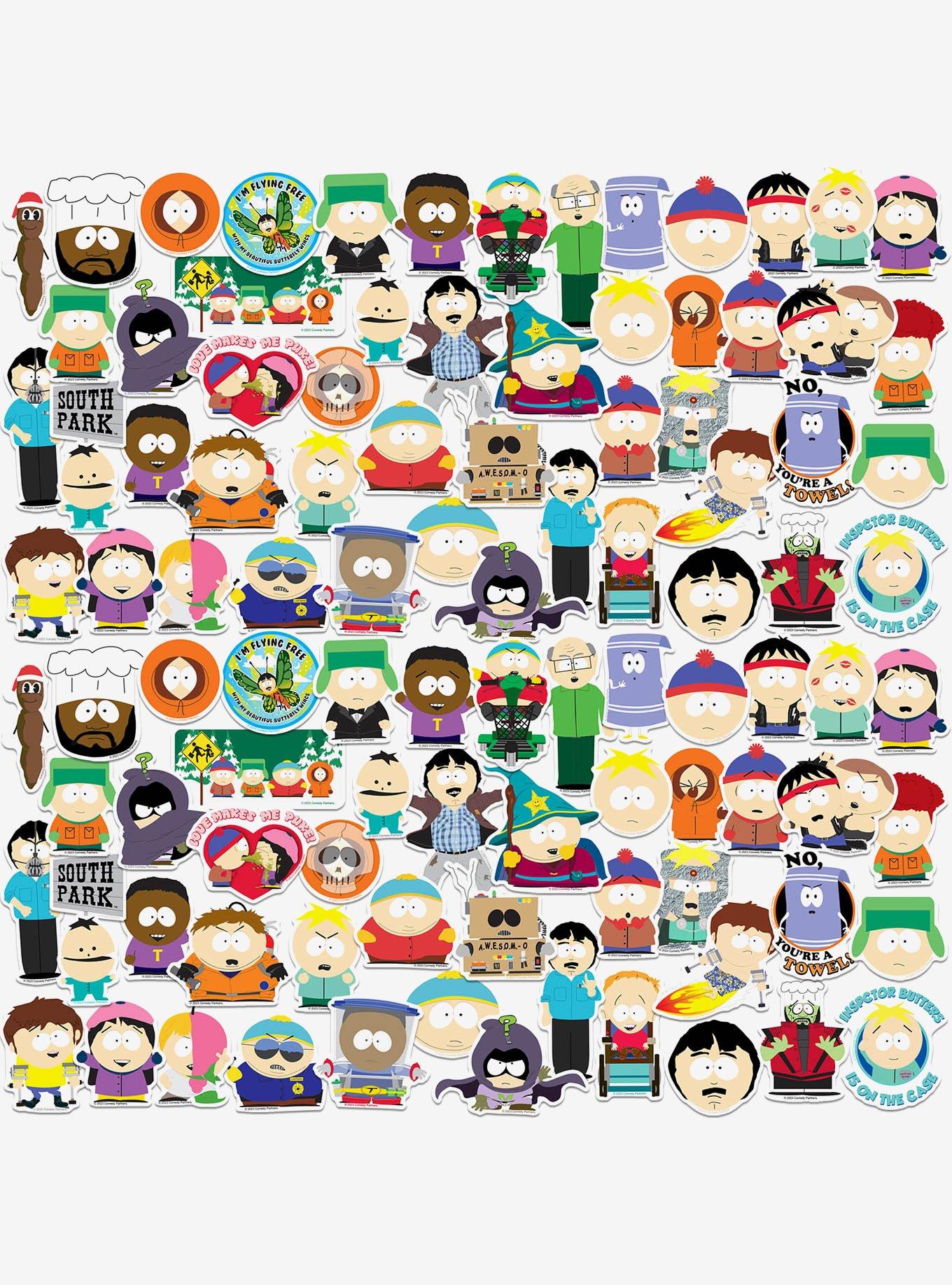 South Park Character Variety Miscellaneous 100ct Sticker Pack, , hi-res