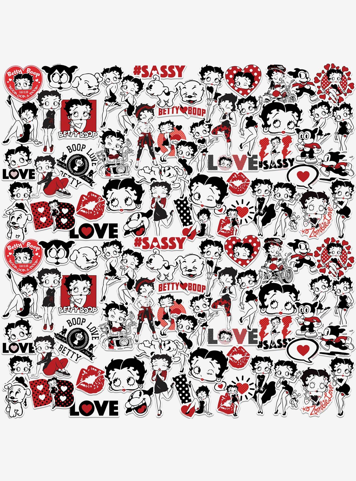 Betty Boop Limited Color Miscellaneous 100ct Sticker Pack, , hi-res