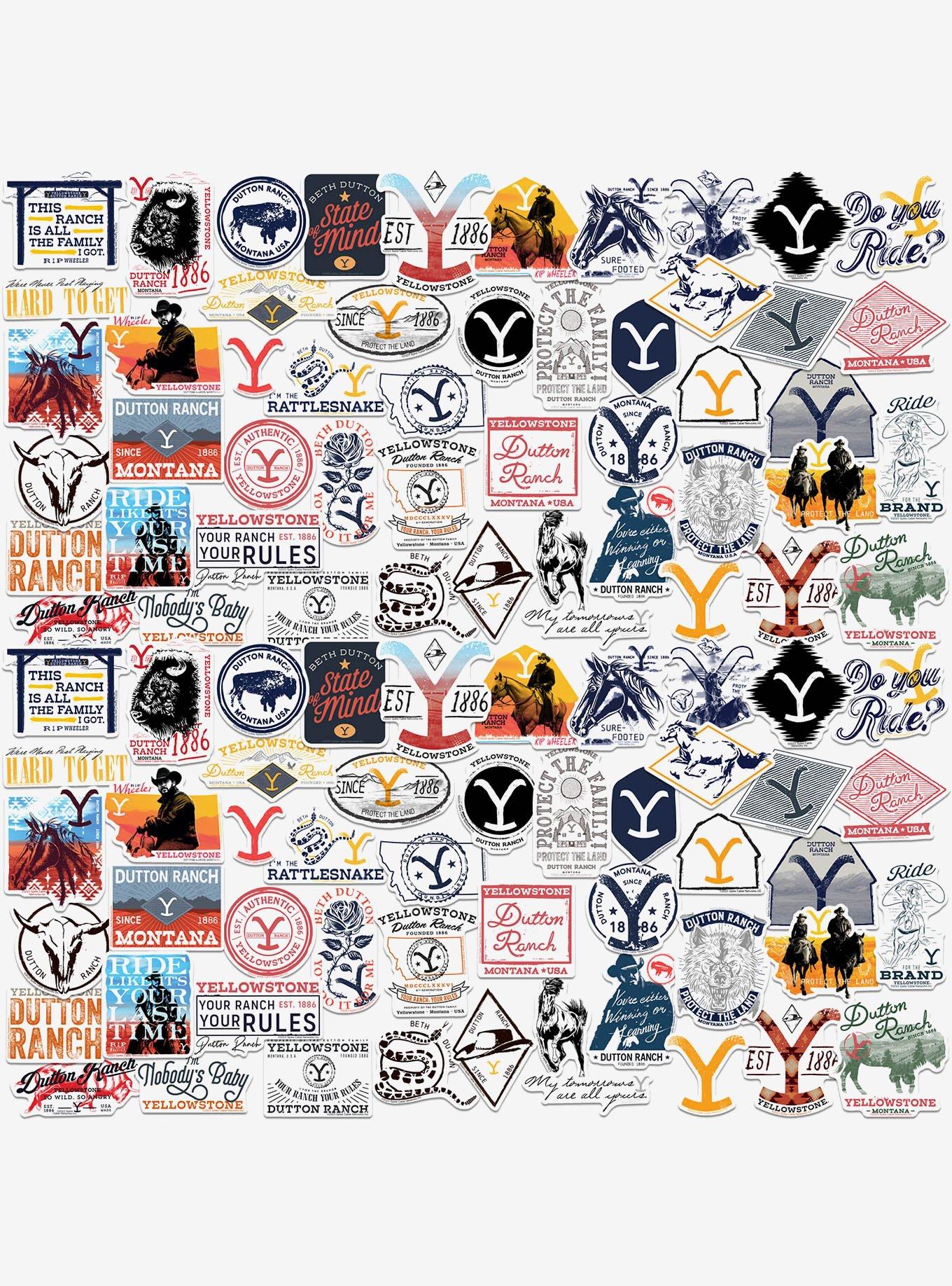 Yellowstone 2nd Variety Miscellaneous 100ct Sticker Pack, , hi-res