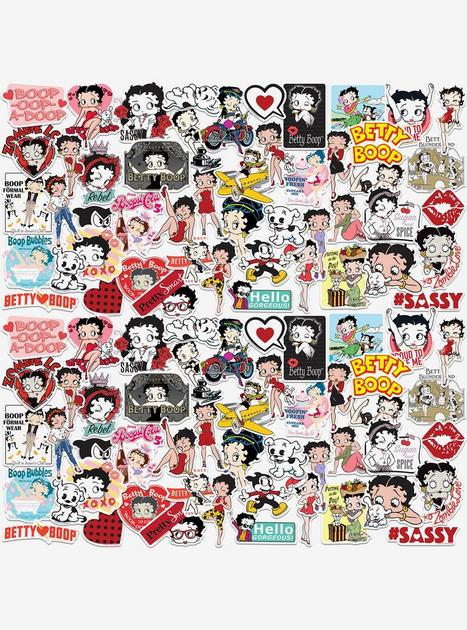 Betty Boop Miscellaneous 100ct Sticker Pack | Hot Topic