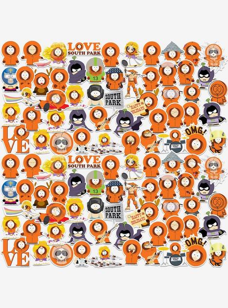 South Park Kenny Miscellaneous 100ct Sticker Pack | Hot Topic