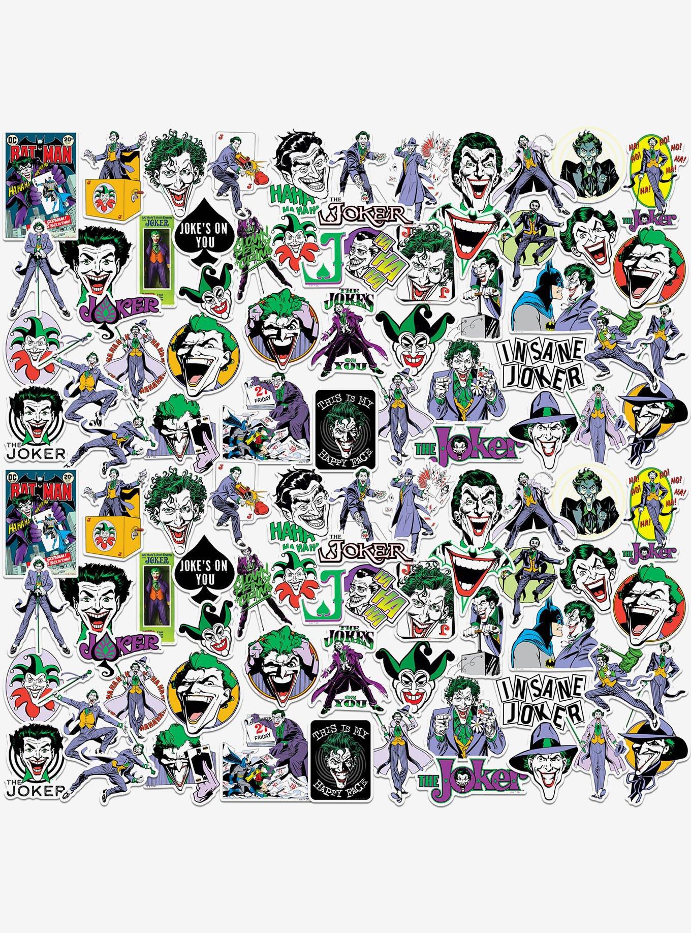 DC Comics Joker Vintage Miscellaneous 100ct Sticker Pack, , hi-res