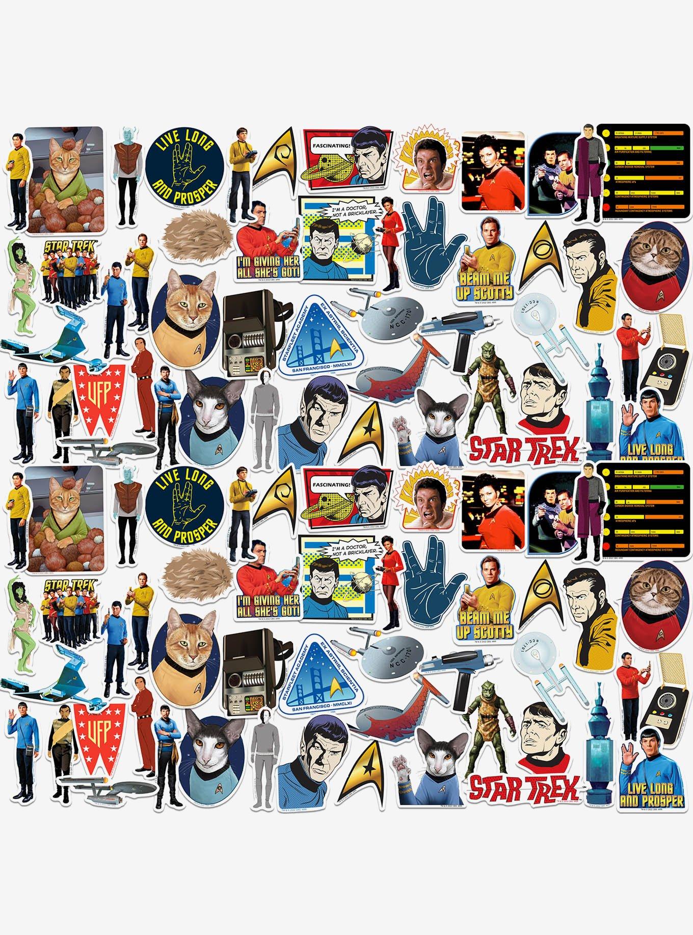 Star Trek The Original Series Miscellaneous 100ct Sticker Pack, , hi-res