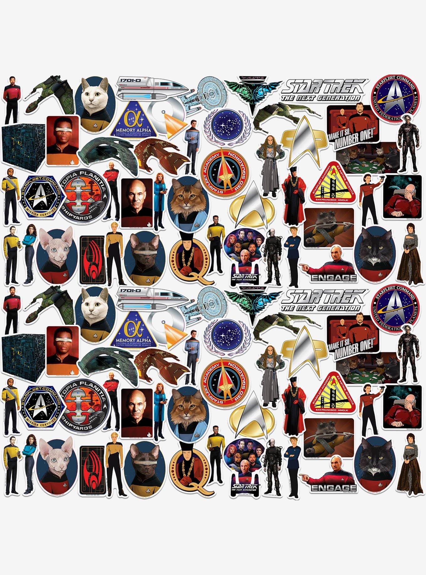 Star Trek The Next Generation Miscellaneous 100ct Sticker Pack, , hi-res