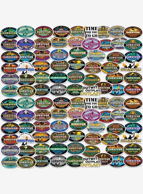 Survivor Miscellaneous 100ct Sticker Pack | Hot Topic