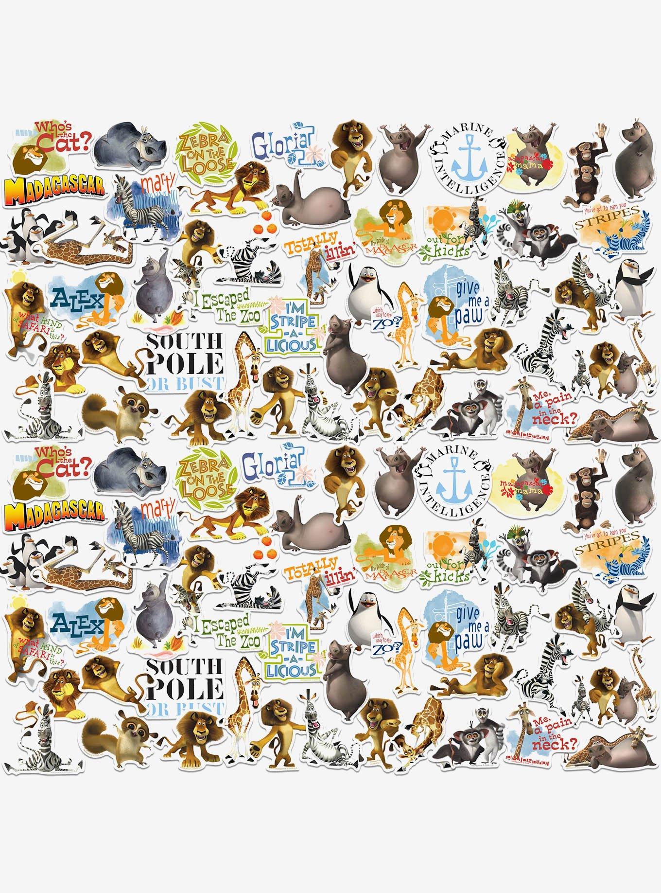 Madagascar Miscellaneous 100ct Sticker Pack, , hi-res
