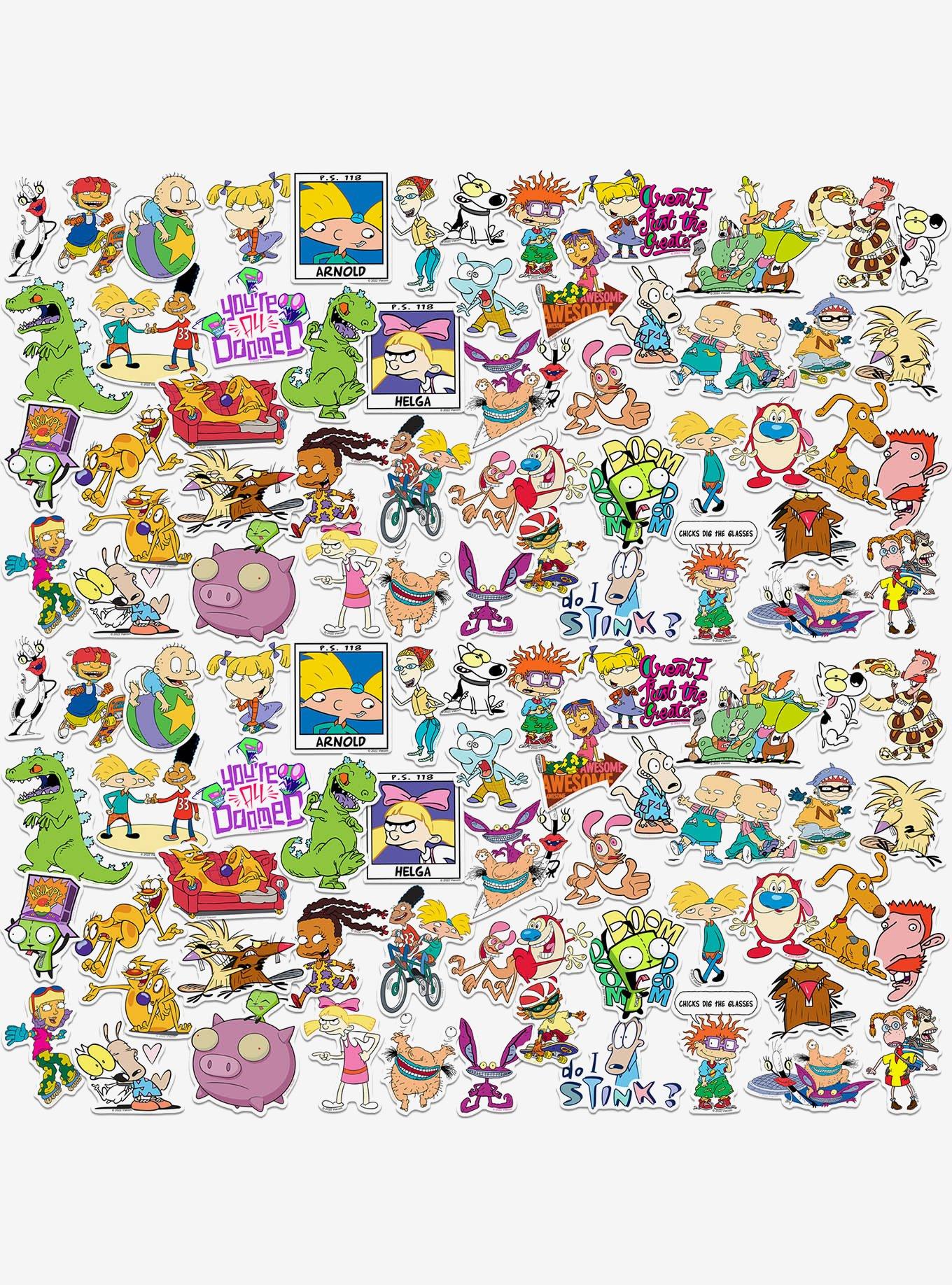 Nickelodeon 90's Miscellaneous 100ct Sticker Pack, , hi-res