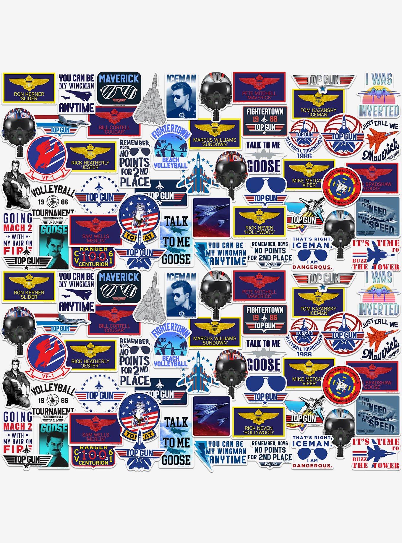 Top Gun Miscellaneous 100ct Sticker Pack, , hi-res