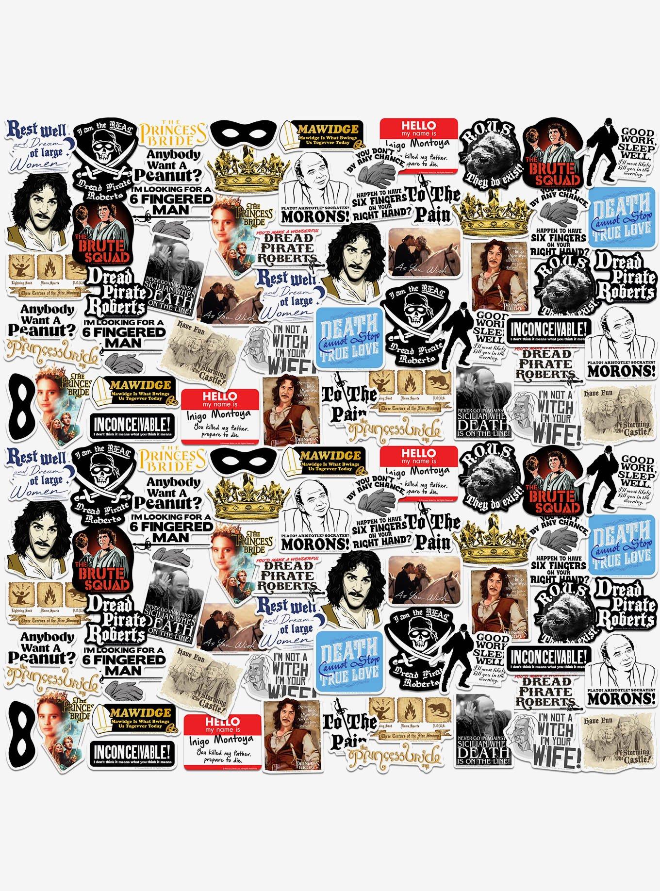 The Princess Bride Miscellaneous 100ct Sticker Pack, , hi-res