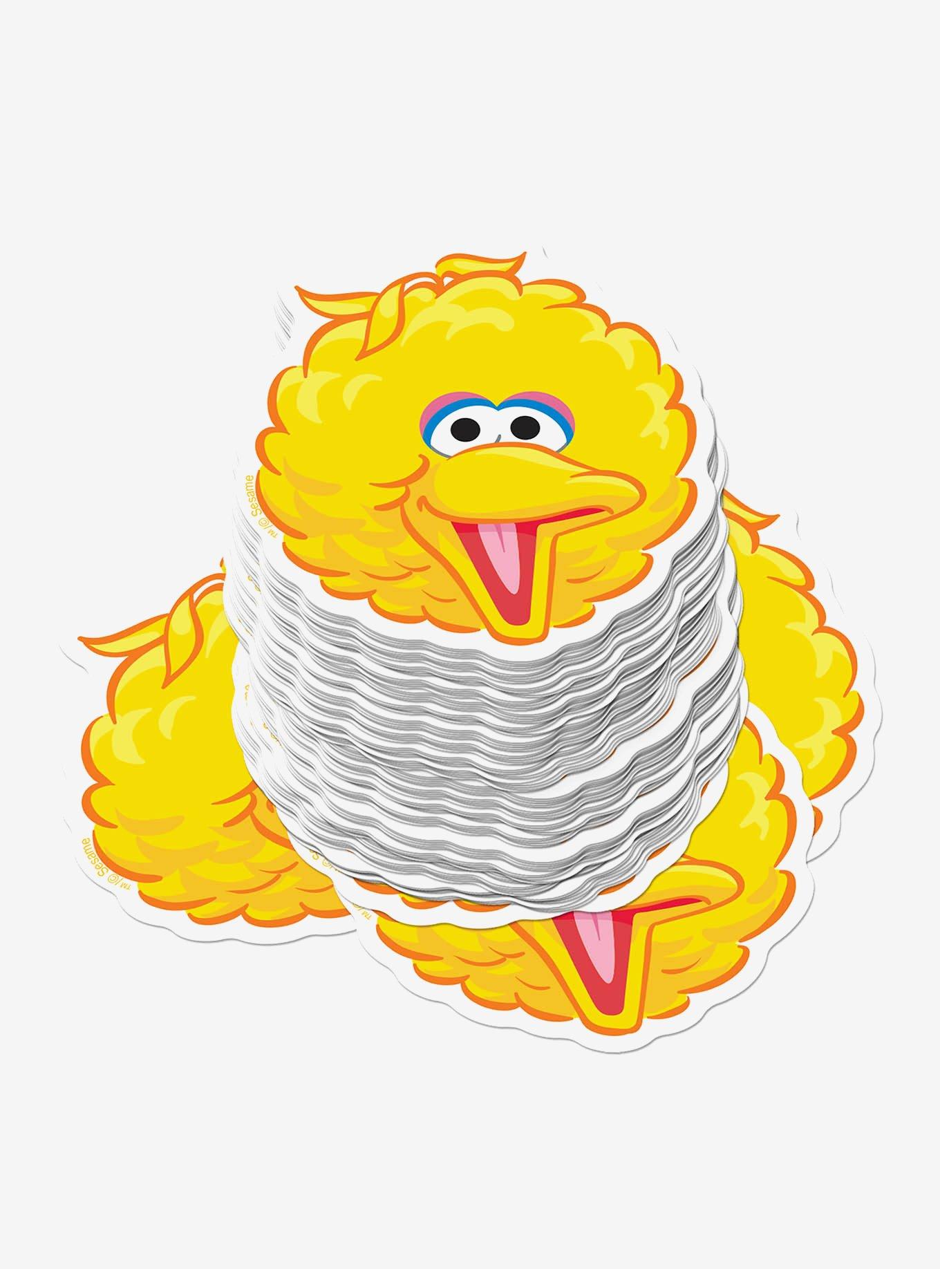 Sesame Street Big Bird Face Miscellaneous 100ct Sticker Pack, , hi-res