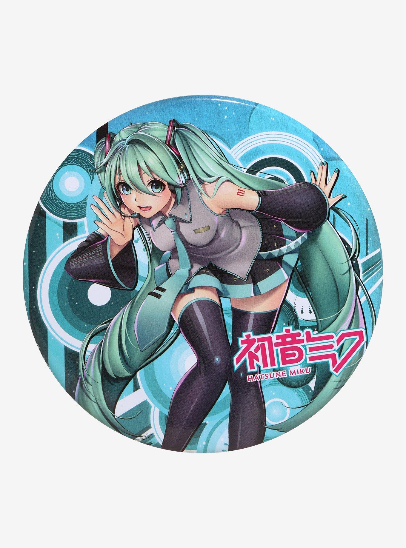 Hatsune Miku 6 Inch Button, , hi-res