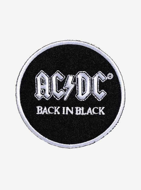 AC/DC Back In Black Patch | Hot Topic