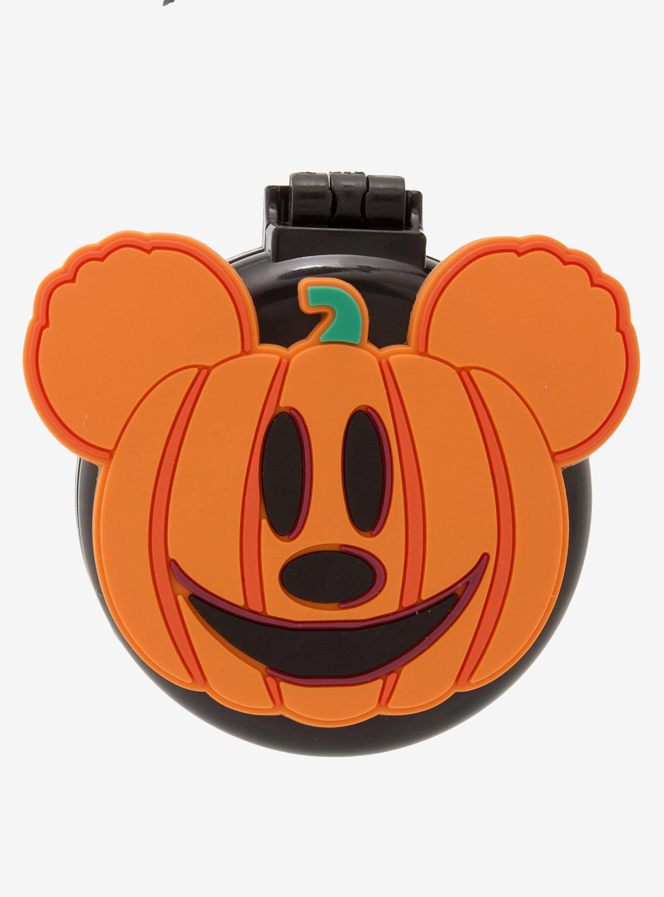 Disney Mickey Mouse Pumpkin Compact Mirror & Brush &mdash; BoxLunch Exclusive, , hi-res