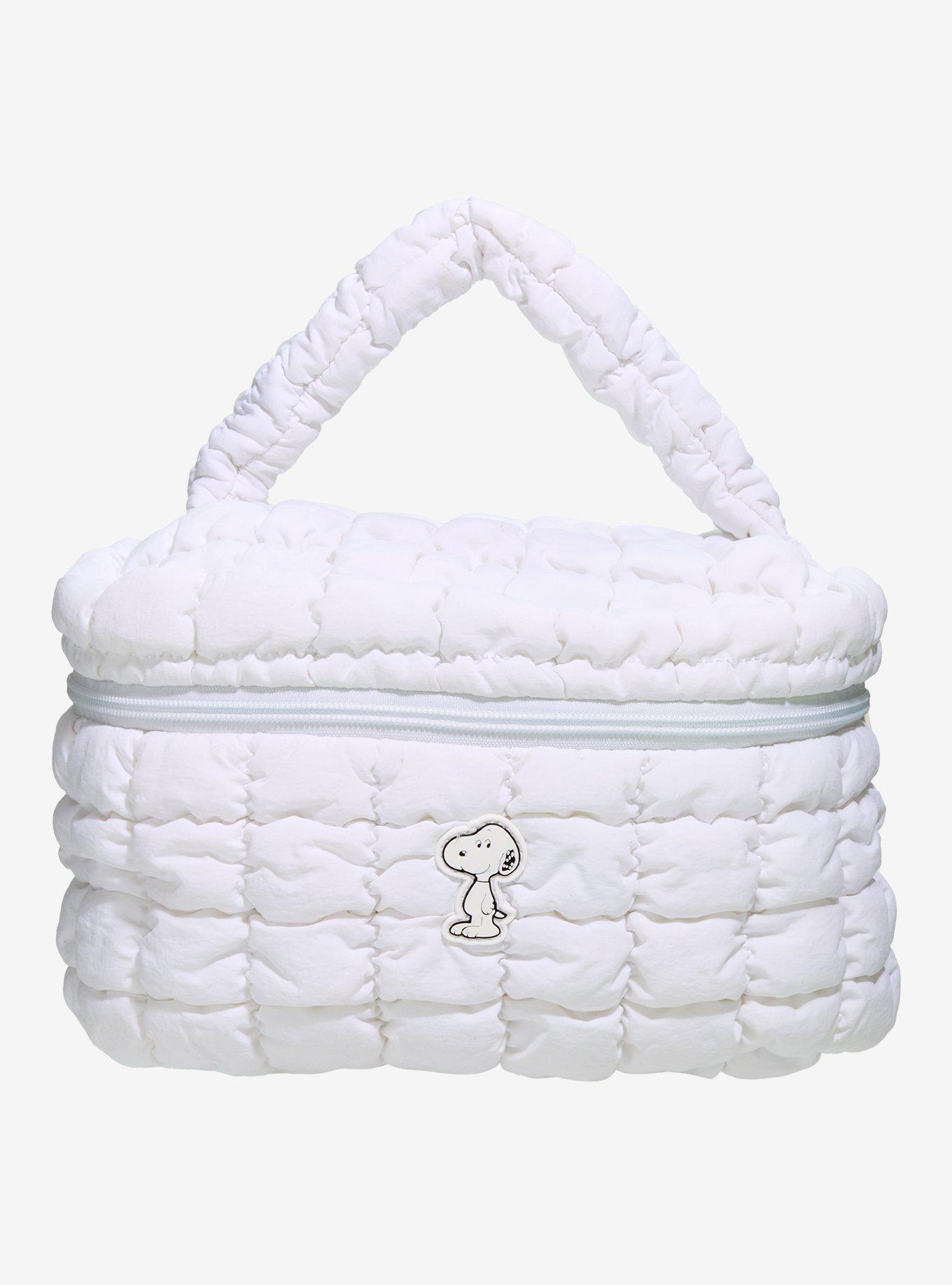 Peanuts Snoopy Puffer Quilt Cosmetic Bag - BoxLunch Exclusive, , hi-res