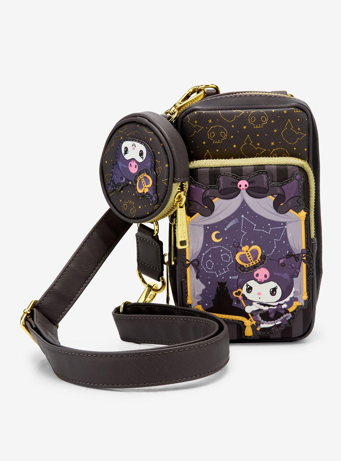 バッグ・ポーチ Killing Harmony Limited Edition Loungefly Kuromi 20th Anniversary Royal Tea Mini Crossbody Bag