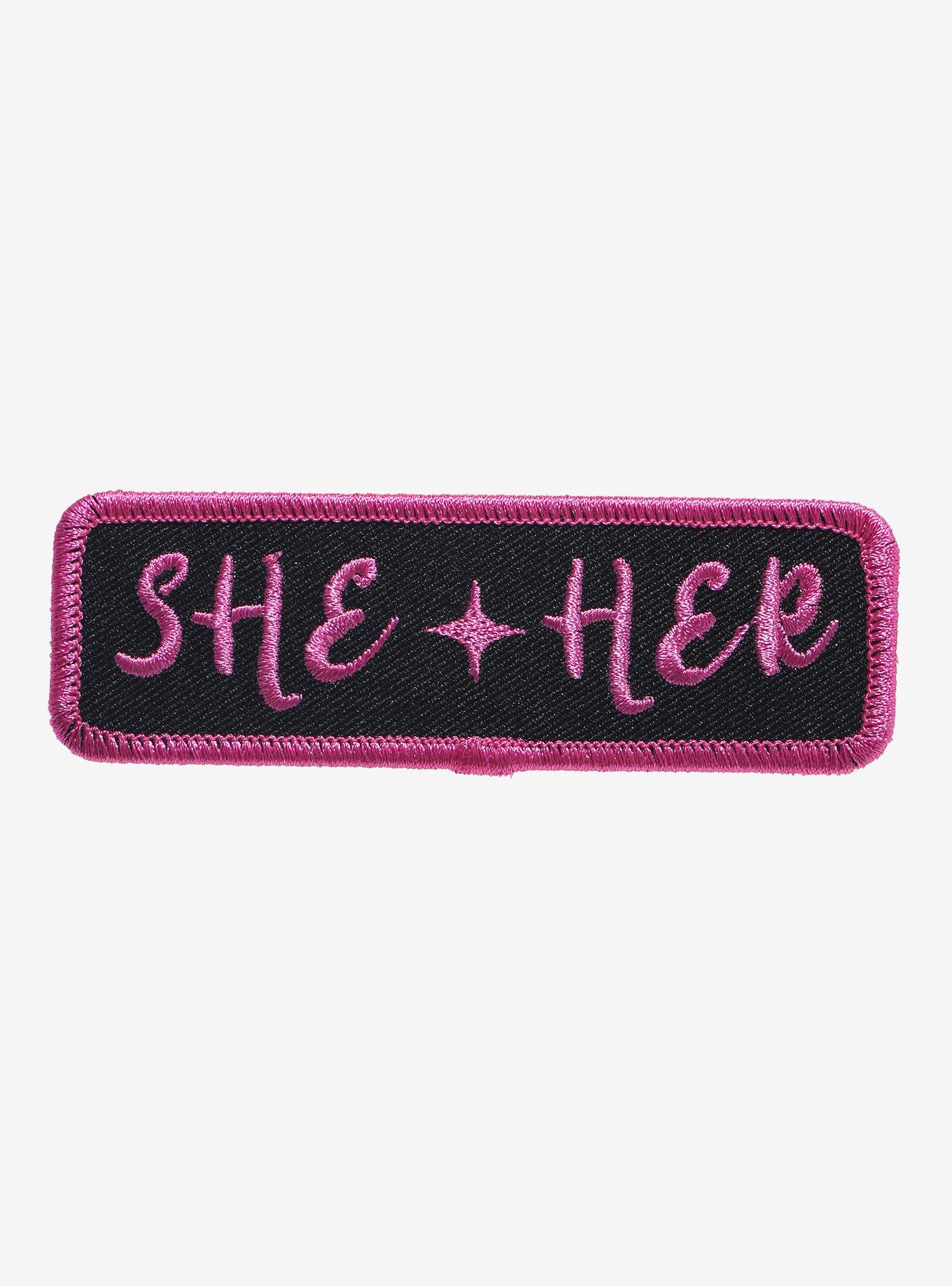 She/Her Pronouns Patch, , hi-res