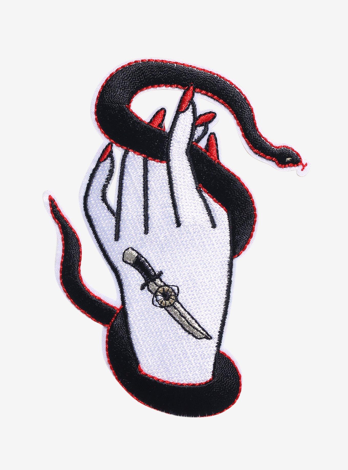 Hand Snake Patch, , hi-res