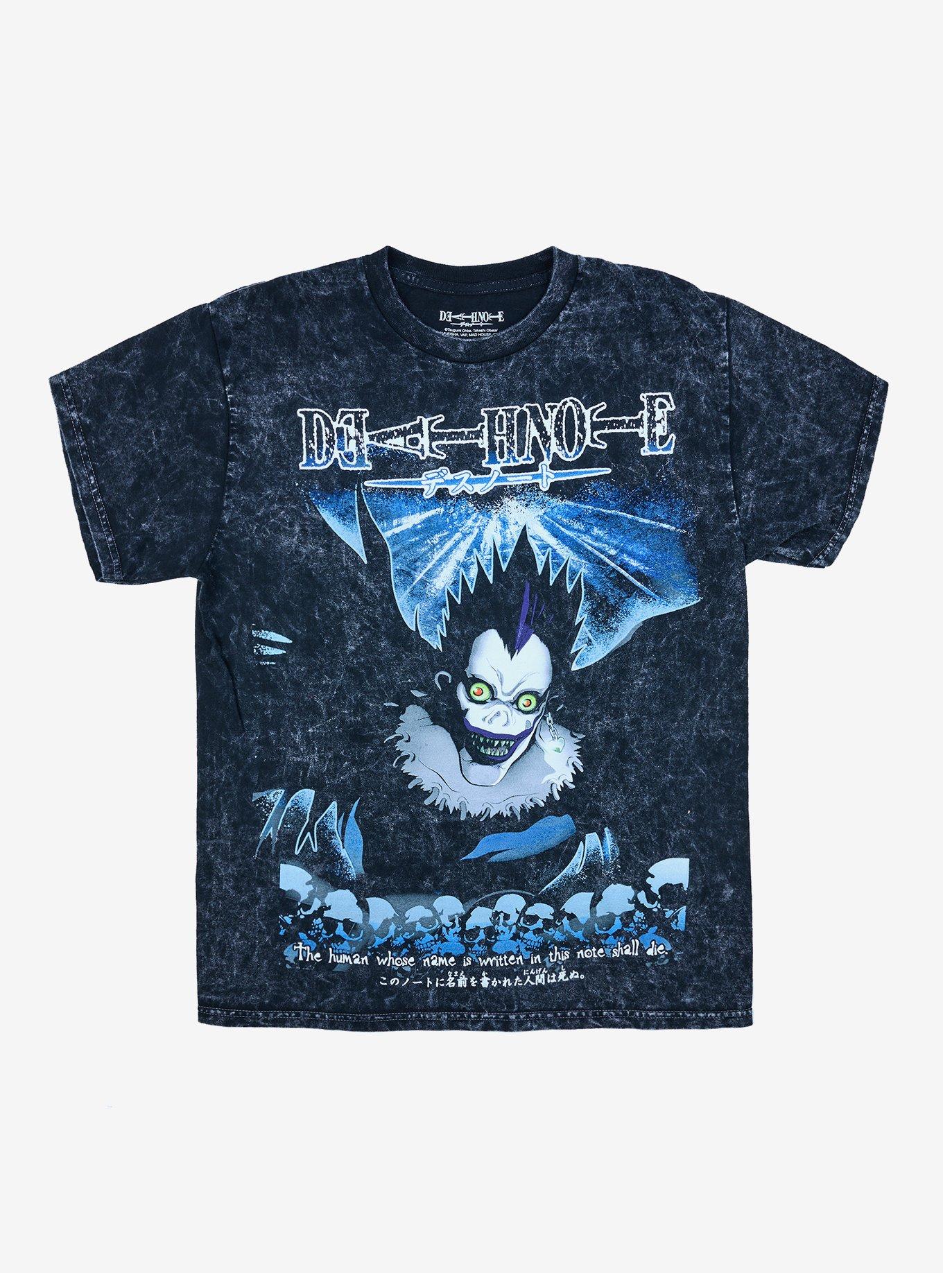 Death Note Ryuk Mineral Wash Girls T-Shirt, , hi-res