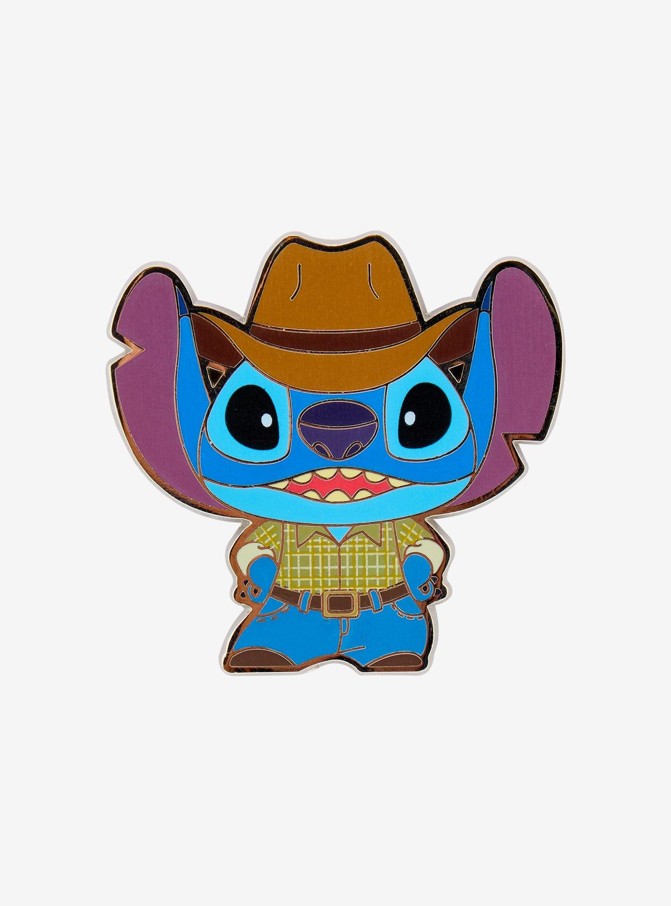 Disney Stitch Cowboy Enamel Pin, , hi-res