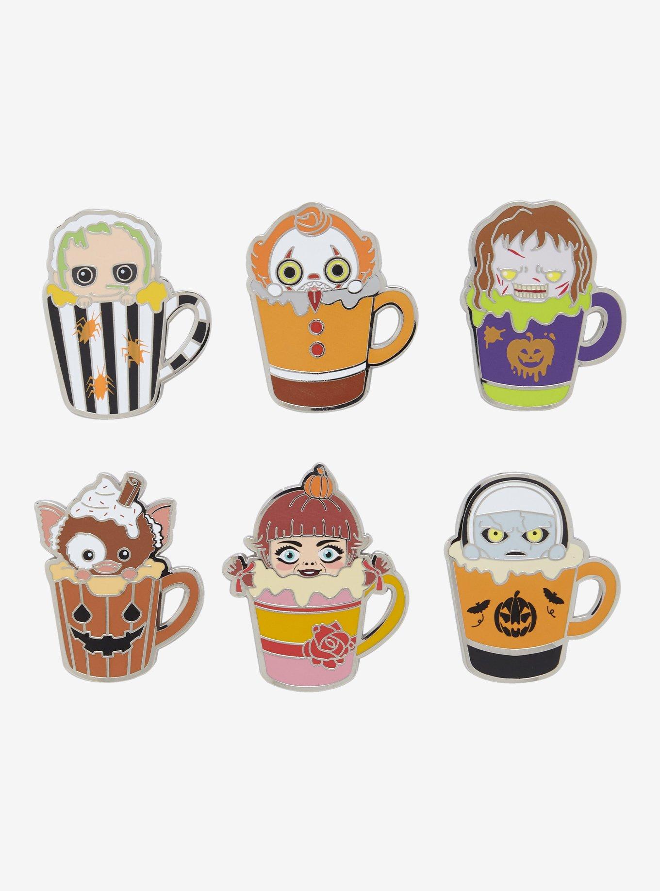 WB Horror Character Latter Blind Box Enamel Pin, , hi-res