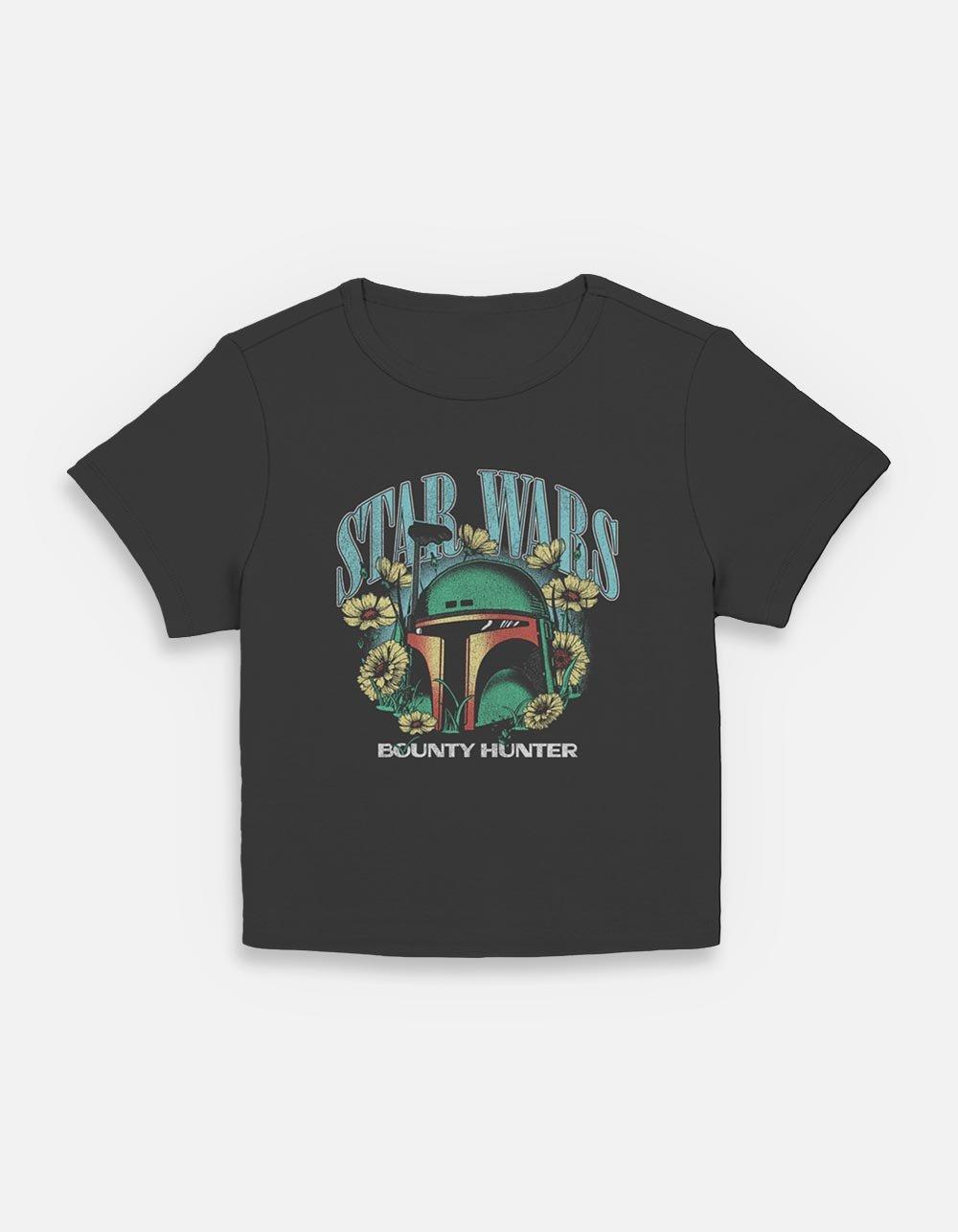 Star Wars Boba Fett Floral Womens Baby T-Shirt, , hi-res