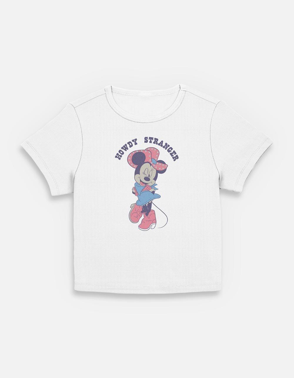 Disney Minnie Mouse Howdy Stranger Womens Baby T-Shirt, EGRET, hi-res