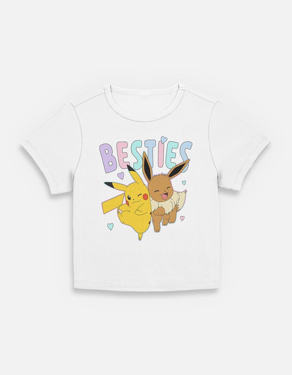 Pokemon Besties Womens Baby T-Shirt, EGRET, hi-res