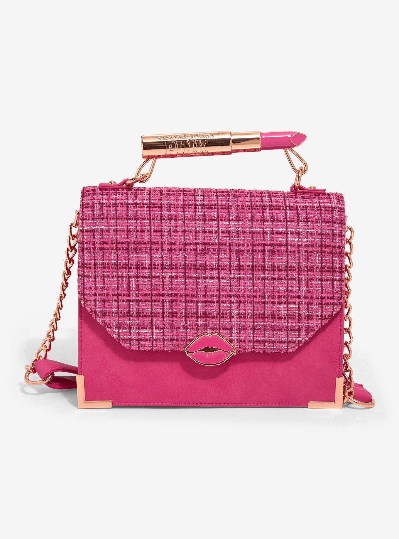 Loungefly Mean Girls Pink Lipstick Crossbody Bag, , hi-res