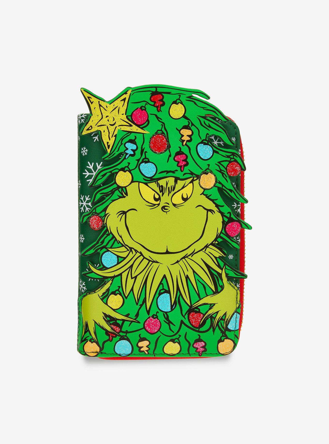 Loungefly How The Grinch Stole Christmas! Tree Mini Zipper Wallet, , hi-res