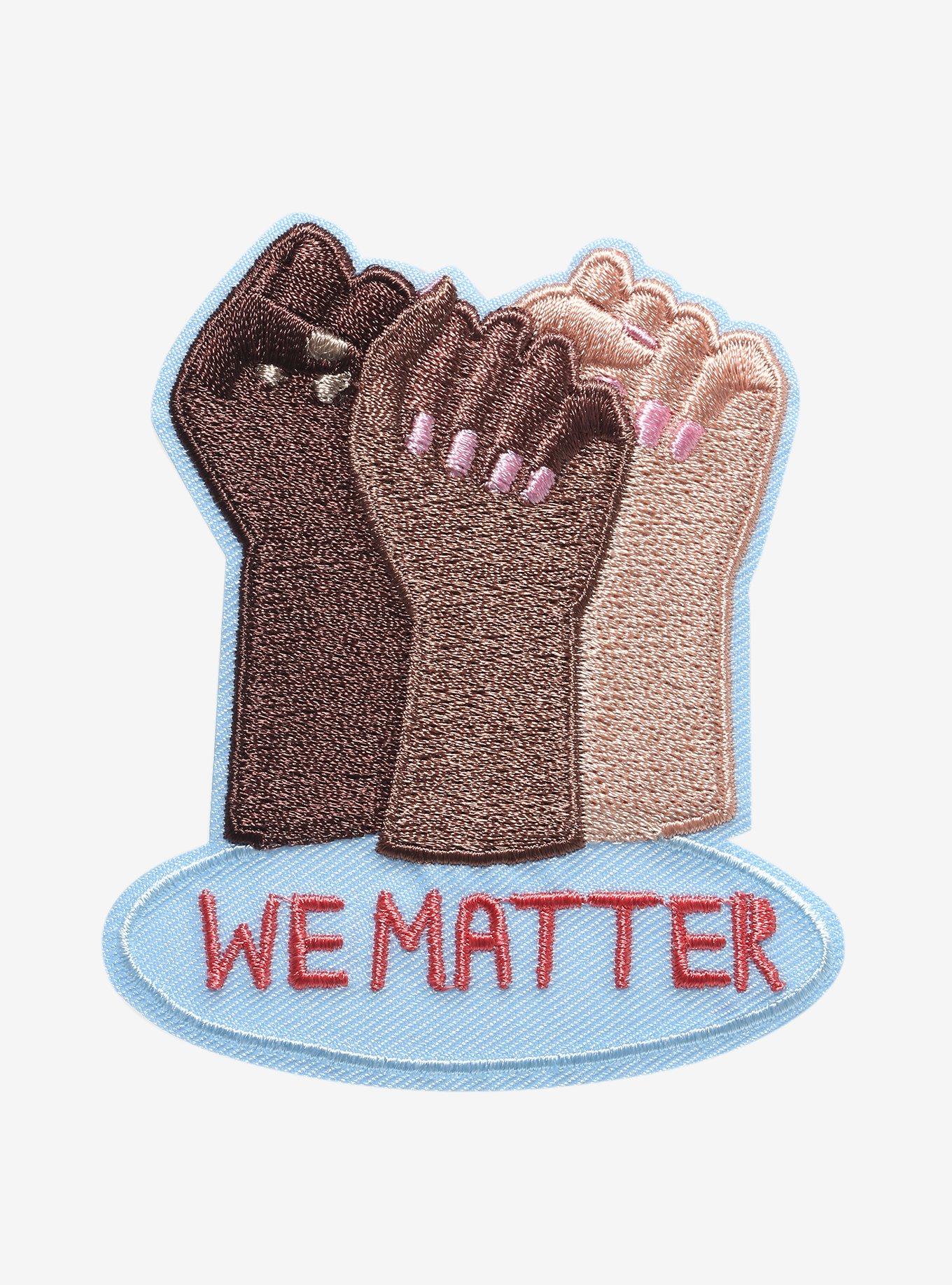We Matter Fists Patch, , hi-res