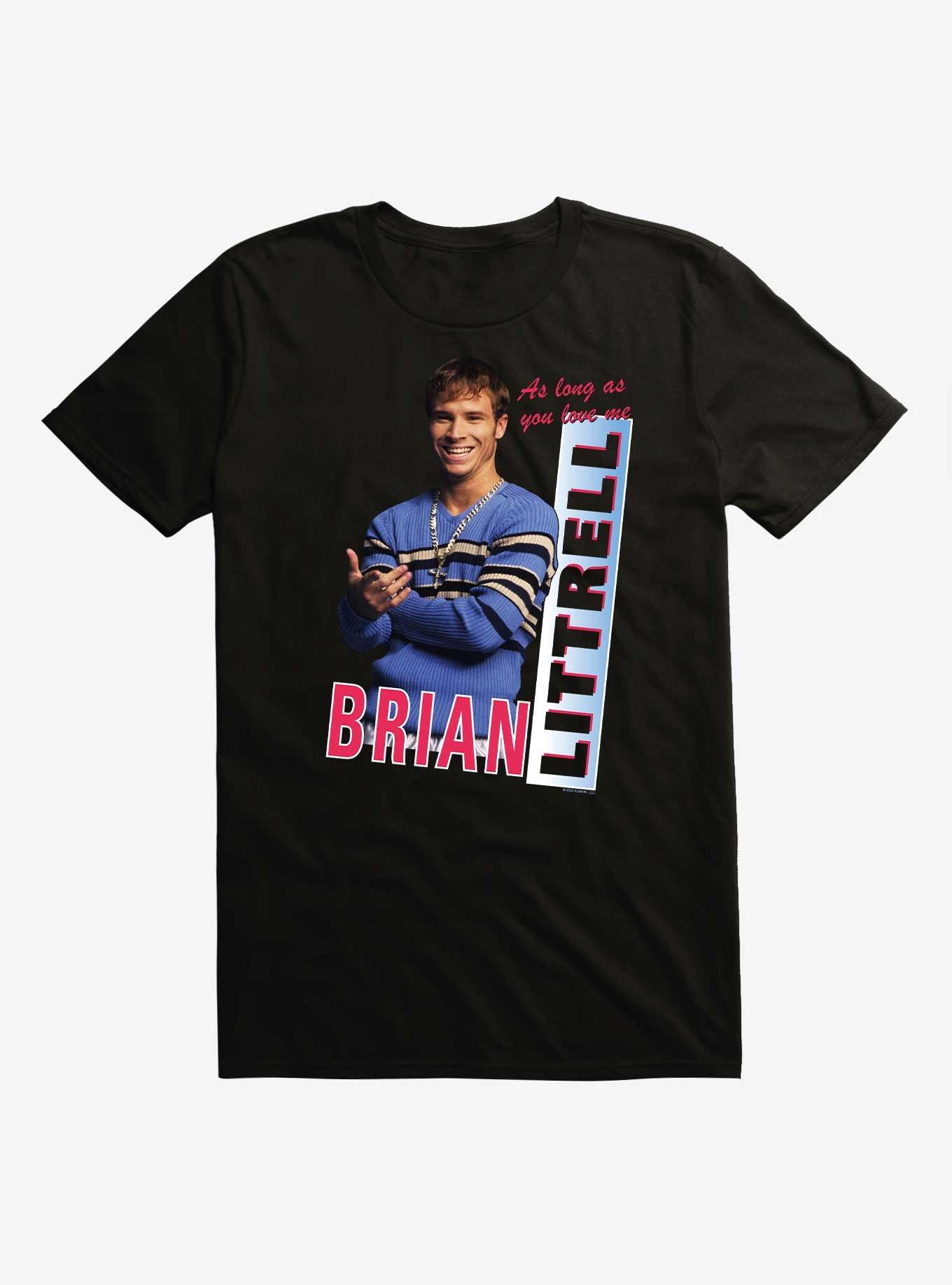 Backstreet Boys Brian Lyric Tee T-Shirt,All Products : American Fashion Style Bags On Sale