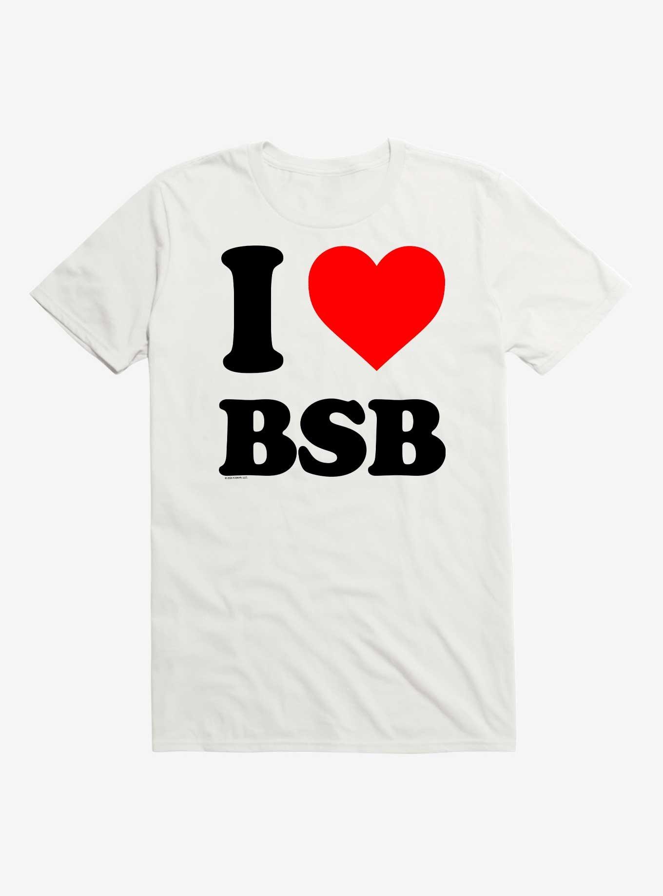 Backstreet Boys I Heart Logo T-Shirt,All Products : American Fashion Style Bags On Sale