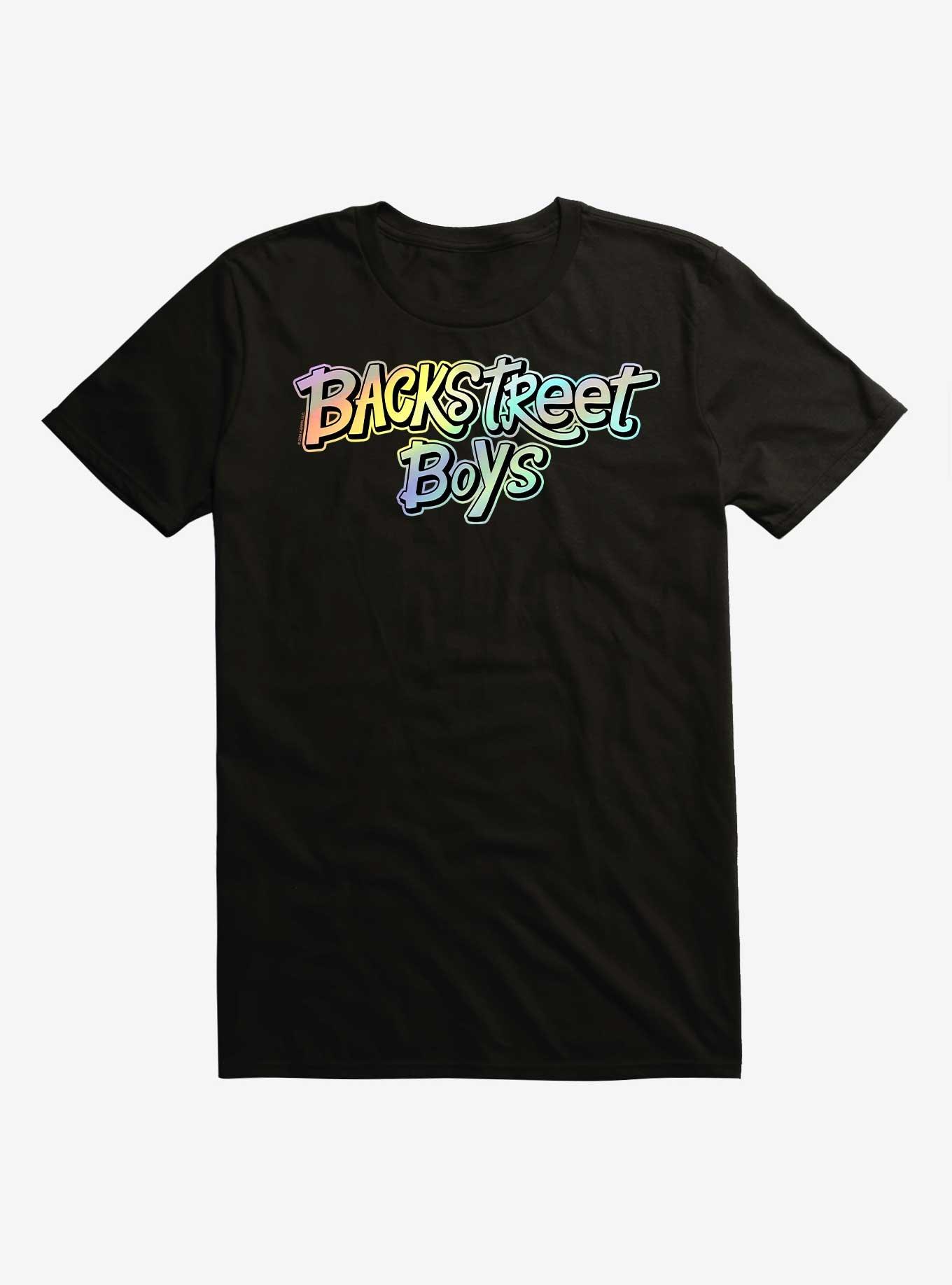 Backstreet Boys Gradient Logo T-Shirt,All Products : American Fashion Style Bags On Sale