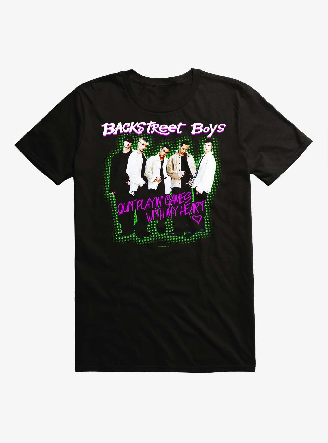 Backstreet Boys Quit Playing Games With My Heart T-Shirt,All Products : American Fashion Style Bags On Sale