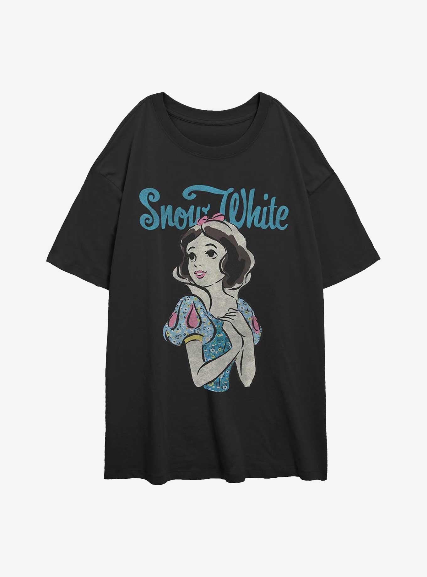 Disney Princesses Floral Snow White Girls Oversized T-Shirt, , hi-res