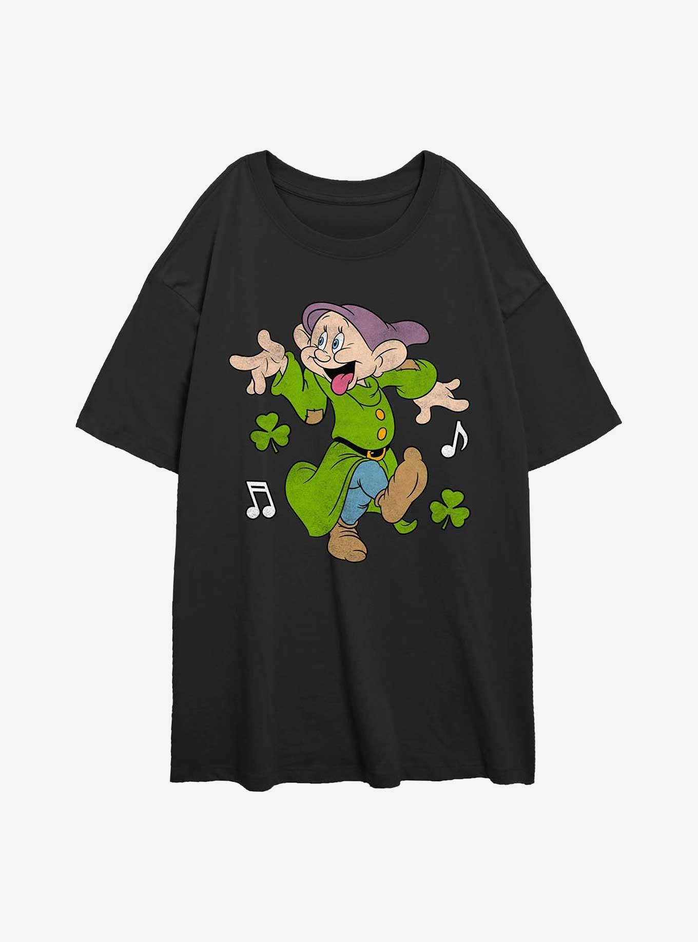 Disney Princesses Dancing Dopey Girls Oversized T-Shirt, , hi-res