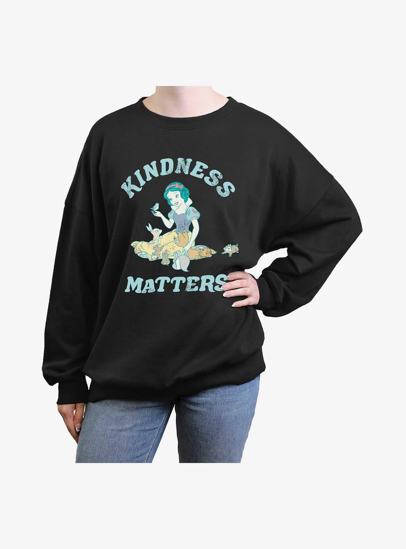 Disney Princesses Snow White Kindness Matters Girls Oversized Sweatshirt, , hi-res