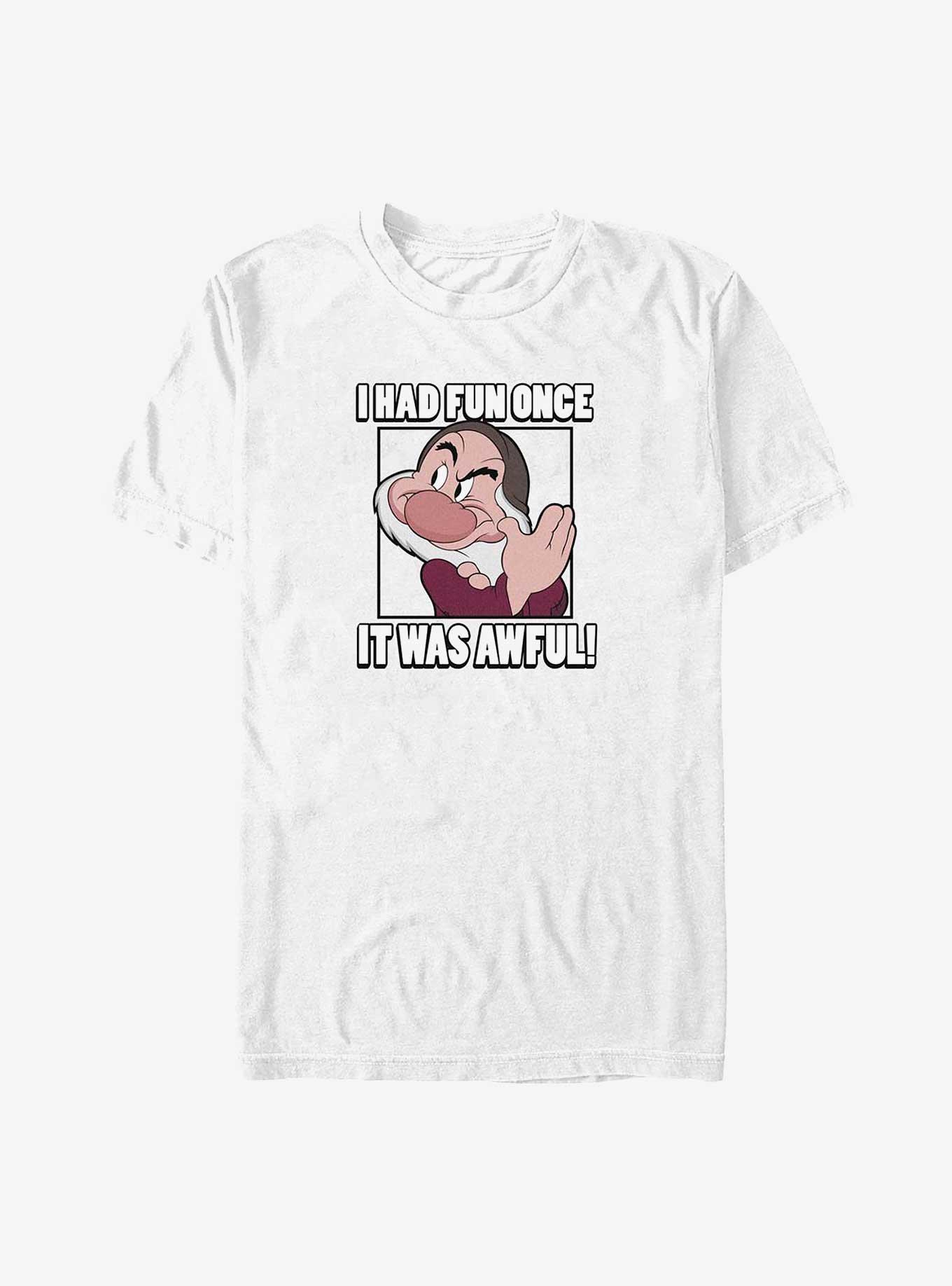 Disney Princesses I Had Fun Once Grumpy T-Shirt, , hi-res