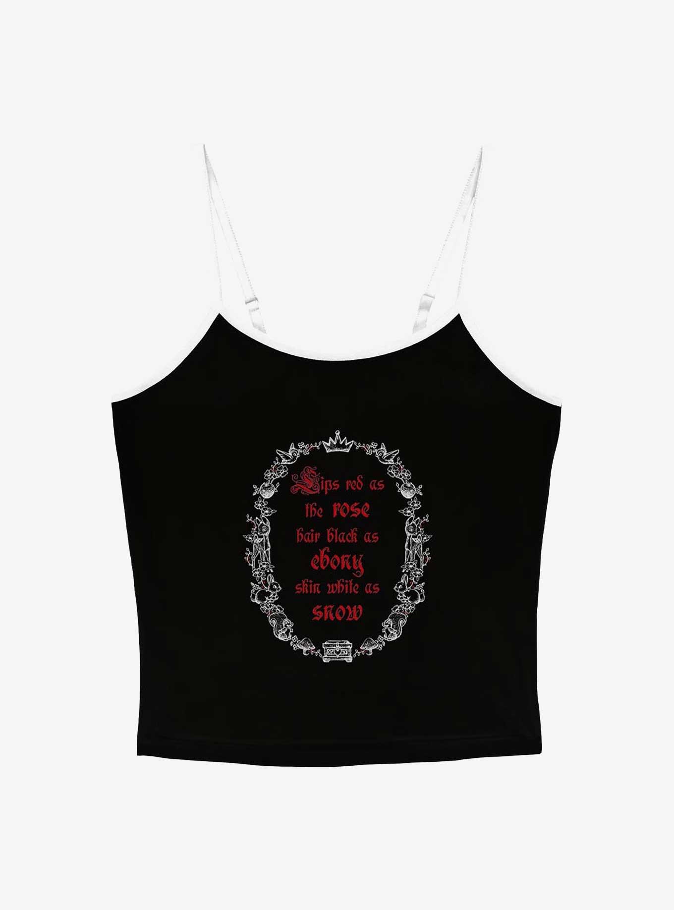 Disney Snow White and the Seven Dwarfs Red As The Rose Girls Cami