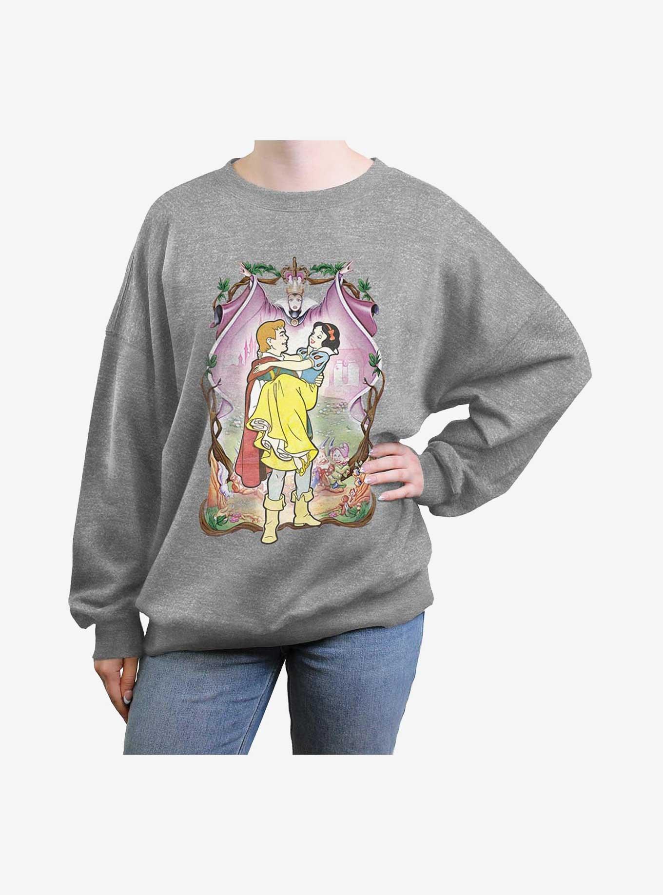 Disney Snow White and the Seven Dwarfs Love Girls Oversized Sweatshirt, , hi-res