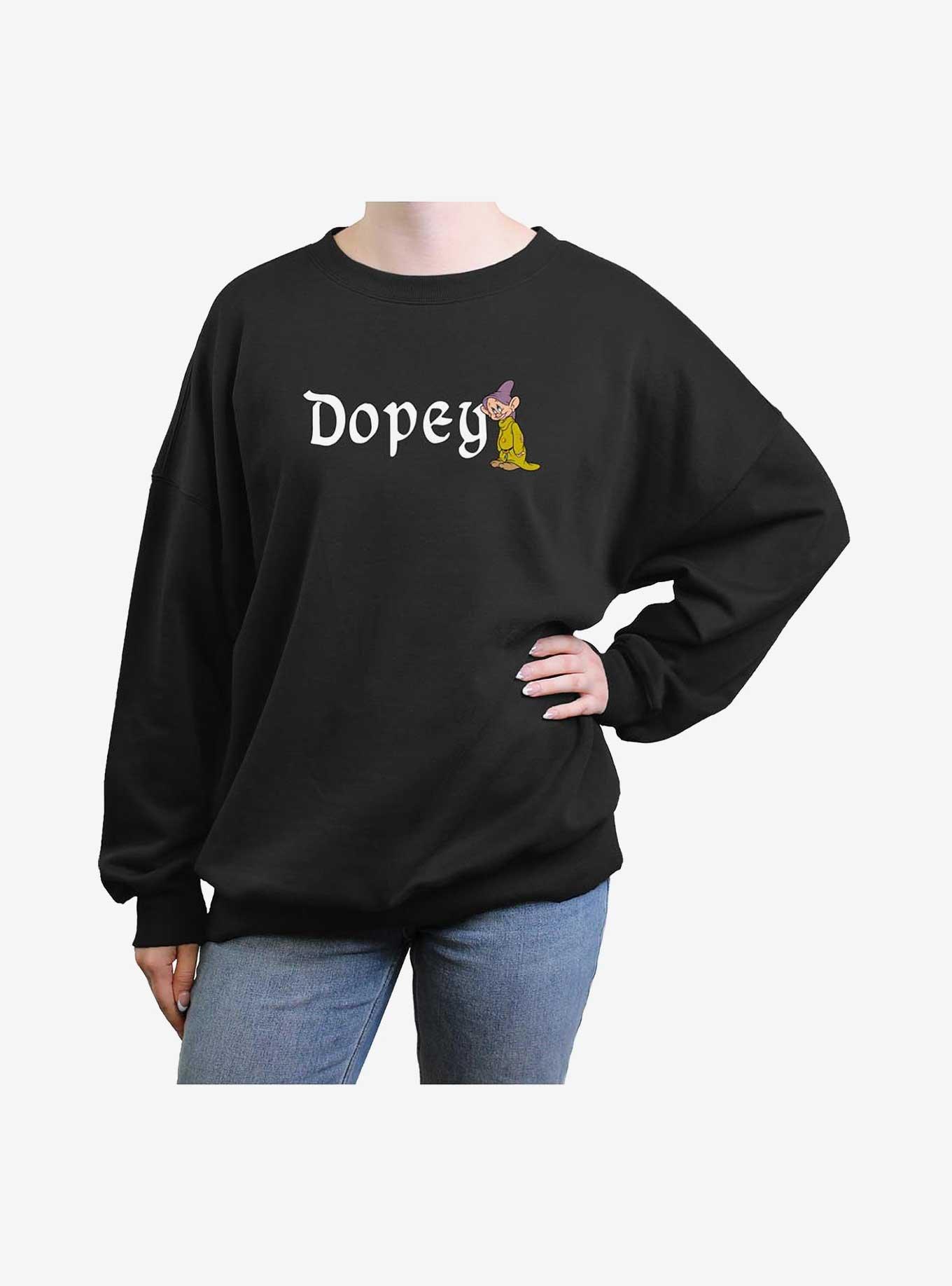 Disney Princesses Dopey Dwarf Girls Oversized Sweatshirt, , hi-res