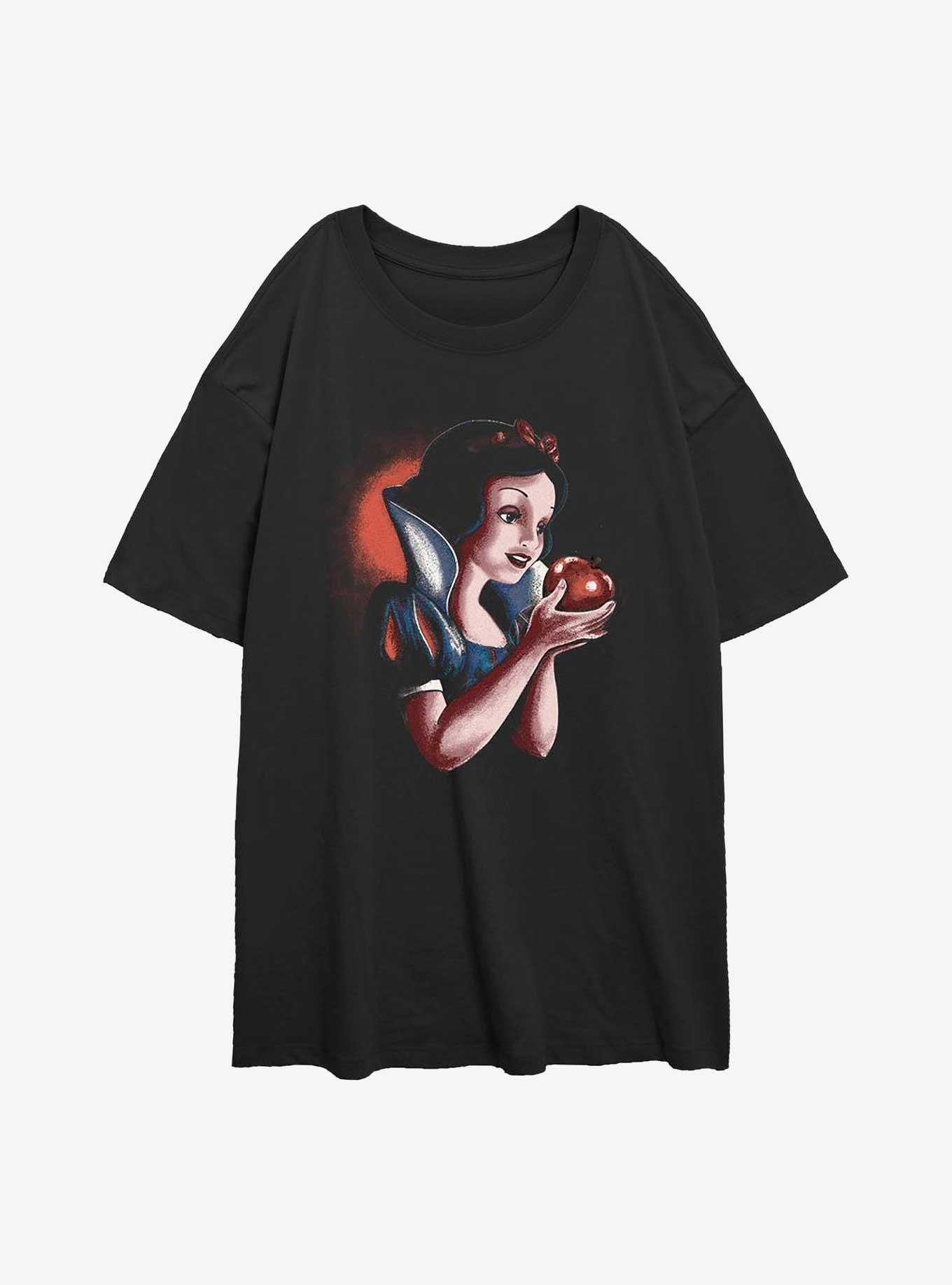 Disney Snow White and the Seven Dwarfs Apple Bite Girls Oversized T-Shirt, , hi-res