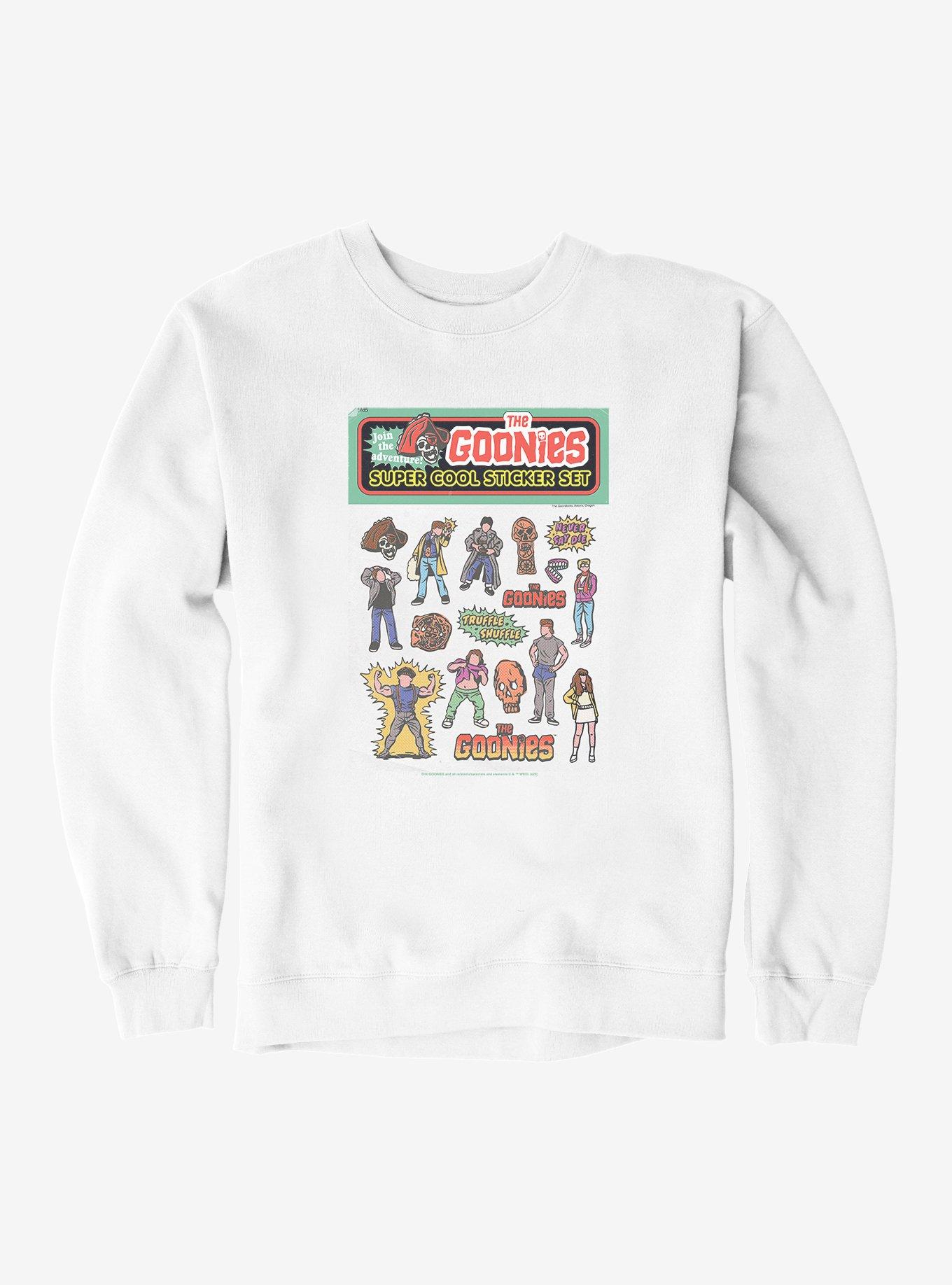 The Goonies Super Cool Sticker Set Sweatshirt, , hi-res