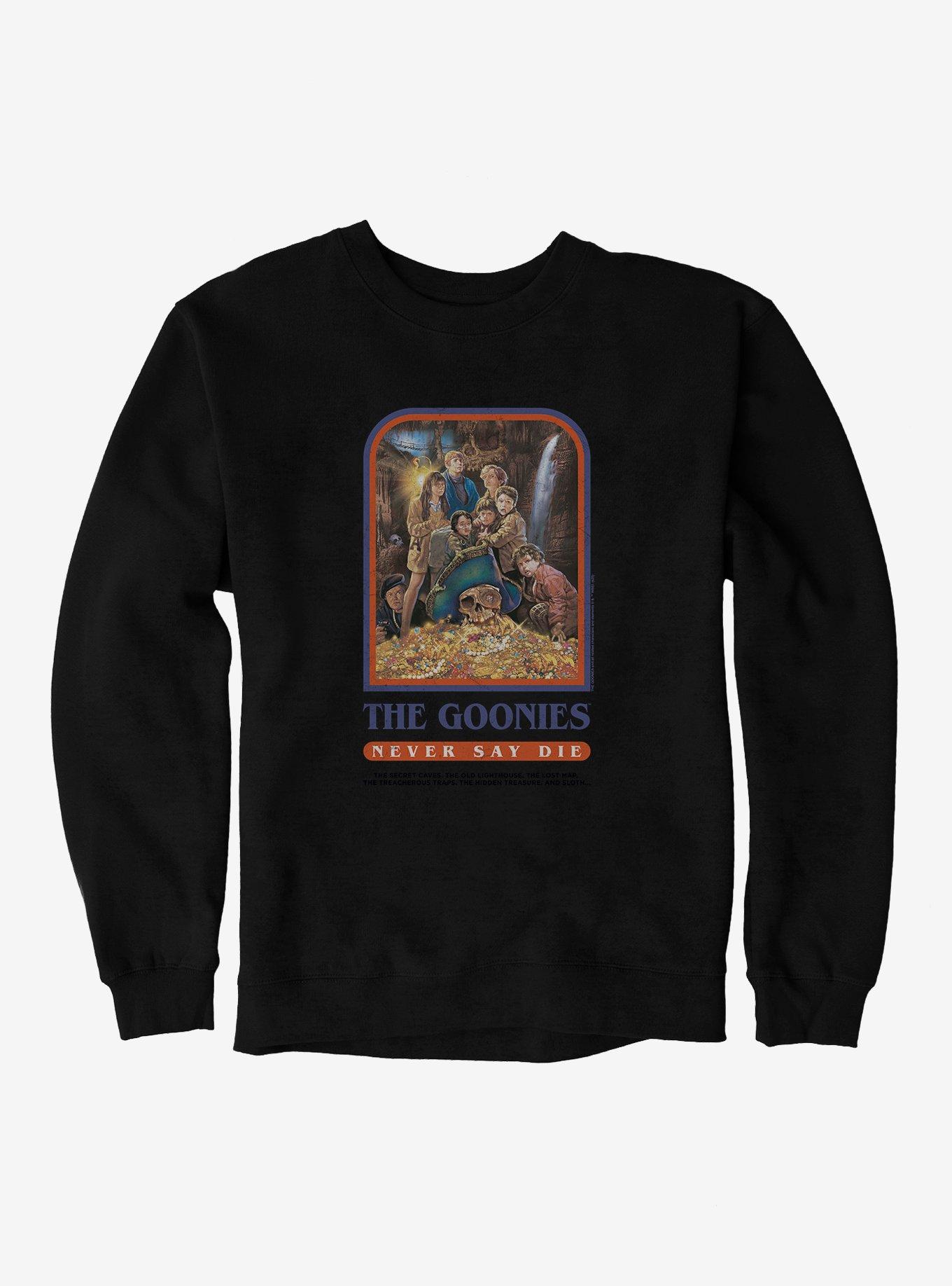 The Goonies Never Say Die Movie Poster Sweatshirt, , hi-res