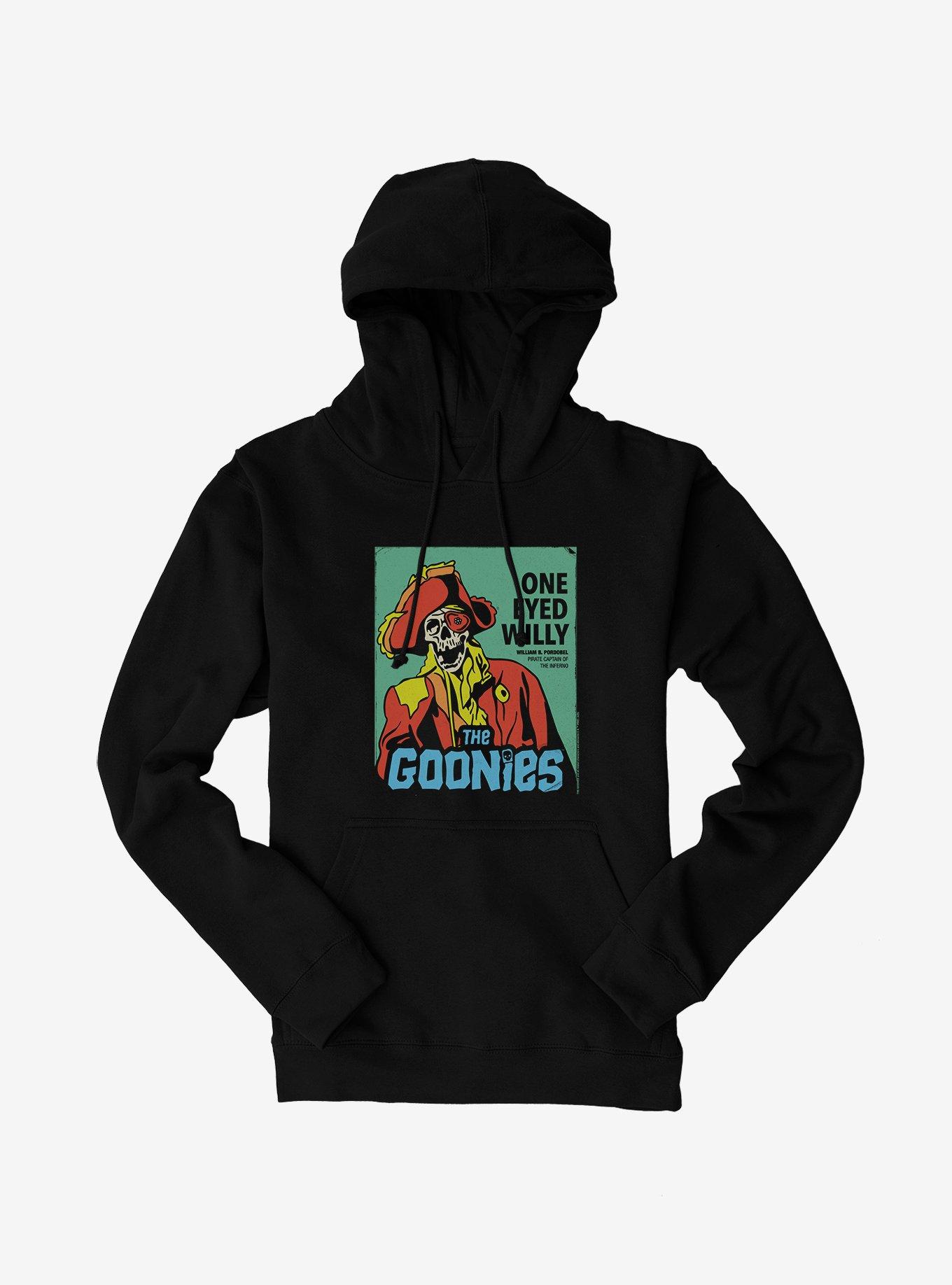 The Goonies One Eyed Willy Hoodie, BLACK, hi-res