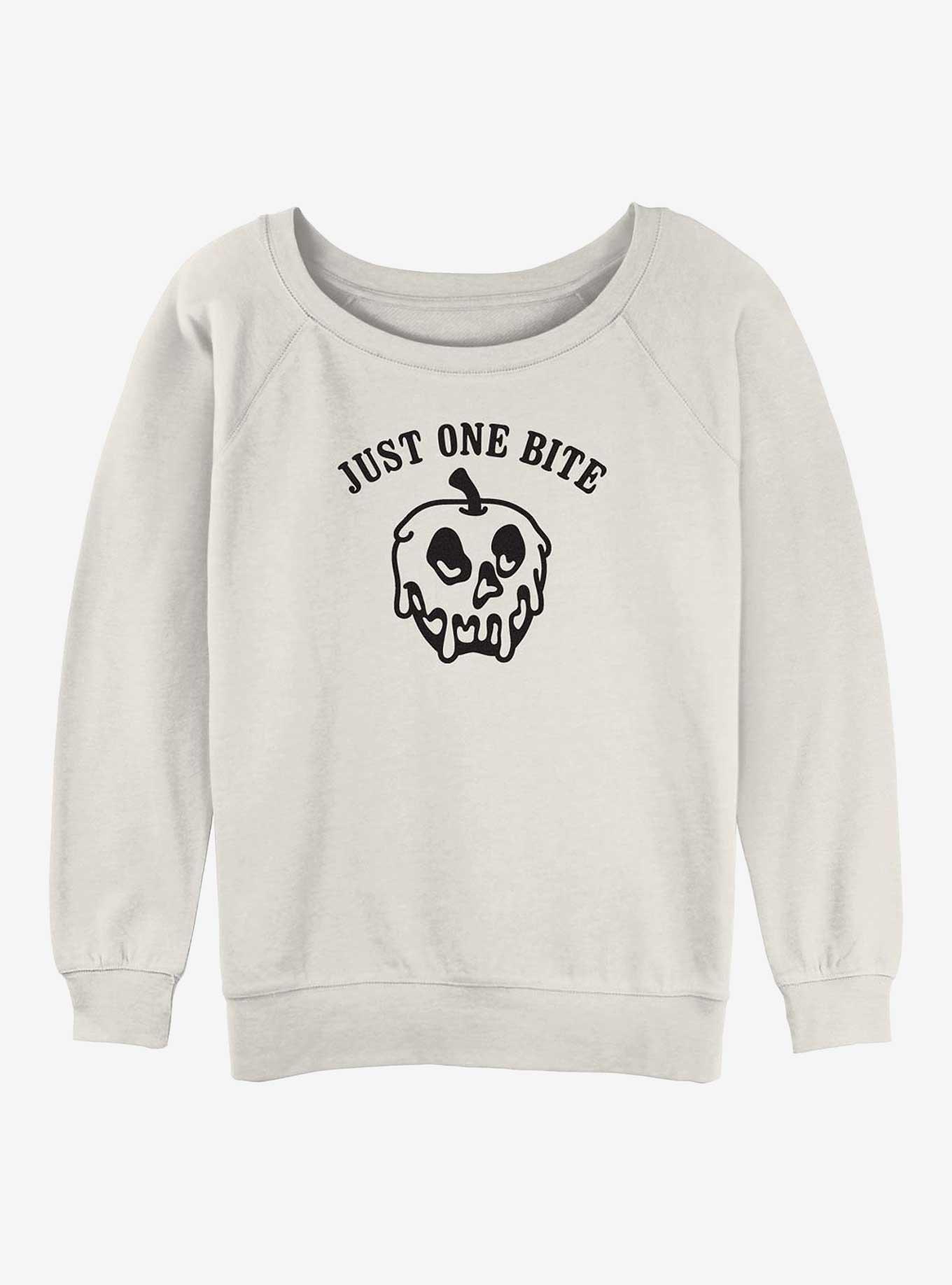 Disney Princesses One Bite Snow White Girls Slouchy Sweatshirt, EGRET, hi-res