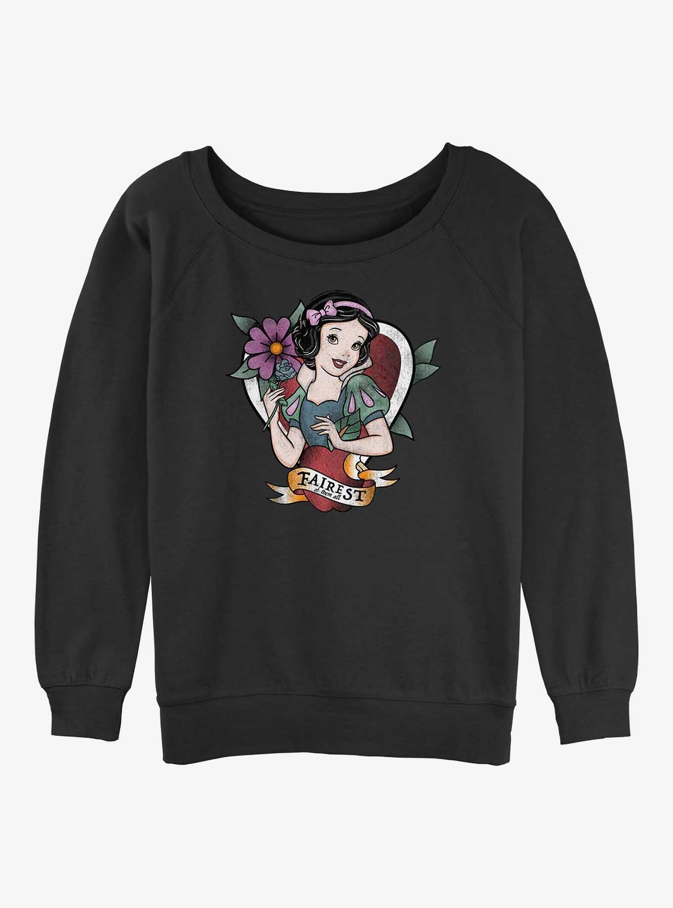 Disney Princesses Fairest Of Them All Snow White Girls Slouchy Sweatshirt, , hi-res
