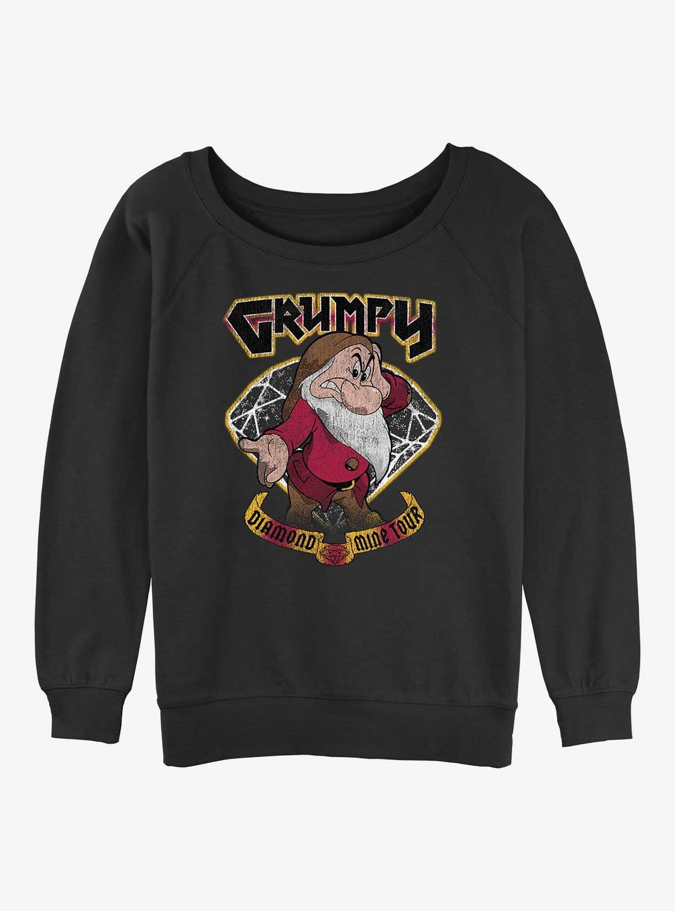 Disney Snow White and the Seven Dwarfs Grumpster Tour Girls Slouchy Sweatshirt, , hi-res
